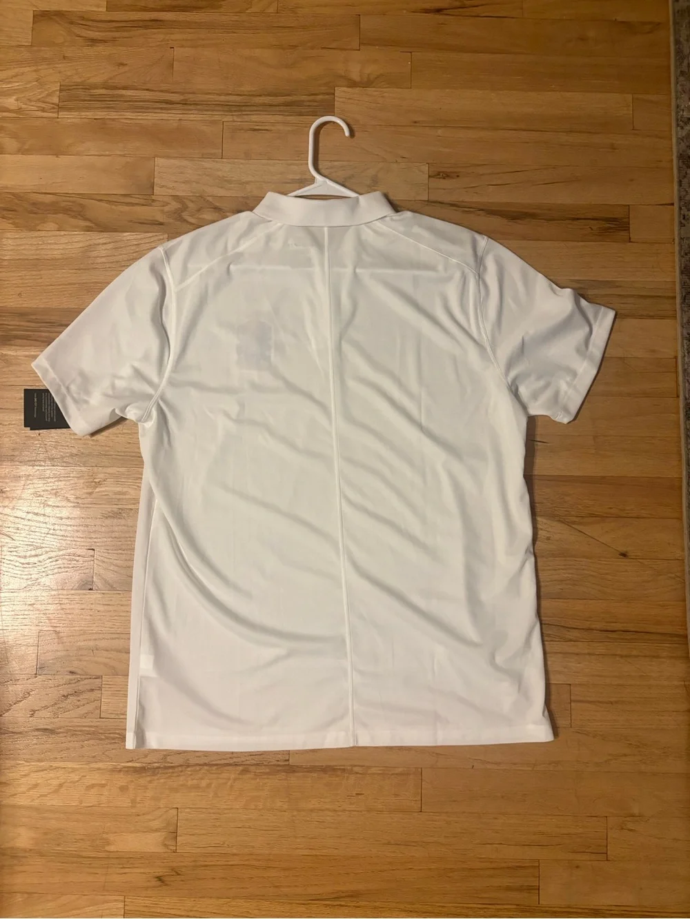 Nike Men’s White Dri-FIT Polo with Hayden Hurst Embroidery